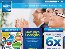 Tablet Screenshot of actatreinamento.com.br